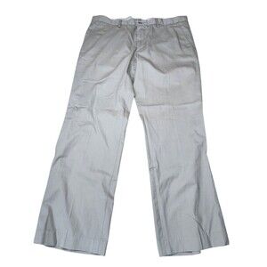 Ariat Performance Khaki Men's 38x32 Pants Chino Pleat Front Straight Leg